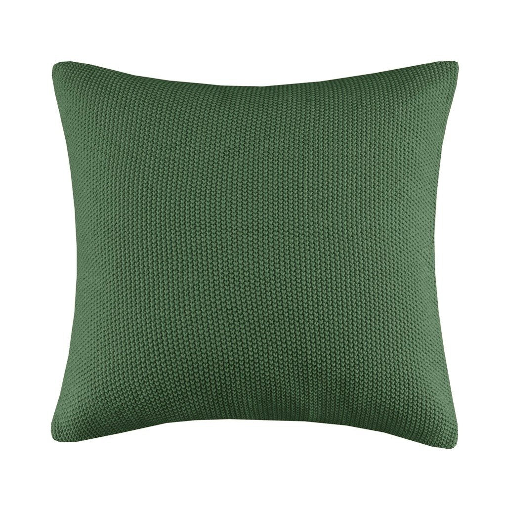 Gracie Mills Lessie Solid Acrylic Knit Euro Pillow Cover - GRACE-8026 Image 1