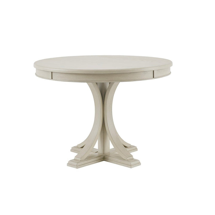 Gracie Mills Anastasia Distressed Solid Round Dining Table - GRACE-8003 Image 1