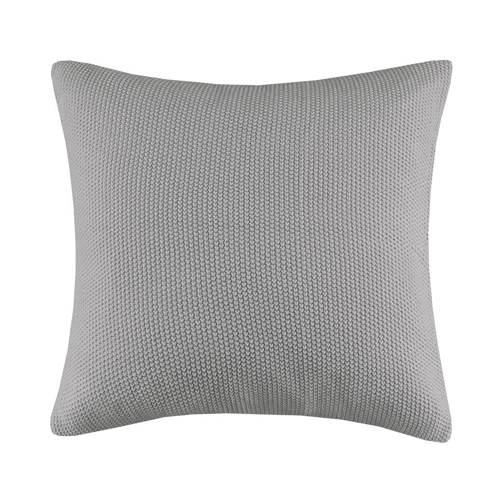 Gracie Mills Lessie Solid Acrylic Knit Euro Pillow Cover - GRACE-8026 Image 6