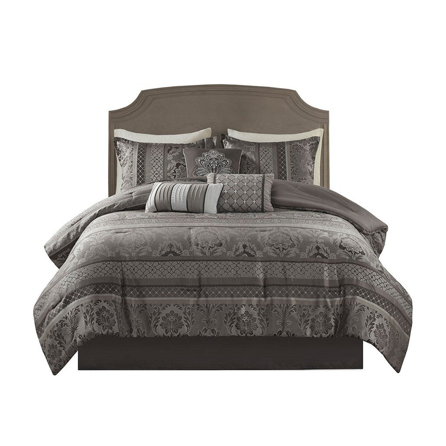 Gracie Mills Bruce 7-Piece Jacquard Comforter Set - GRACE-8746 Image 1