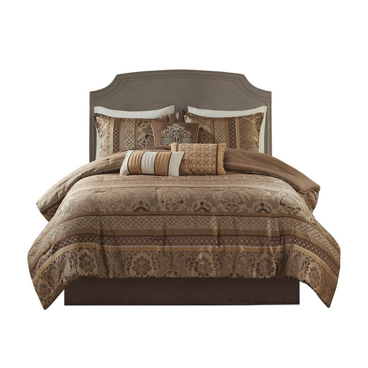 Gracie Mills Bruce 7-Piece Jacquard Comforter Set - GRACE-8746 Image 1