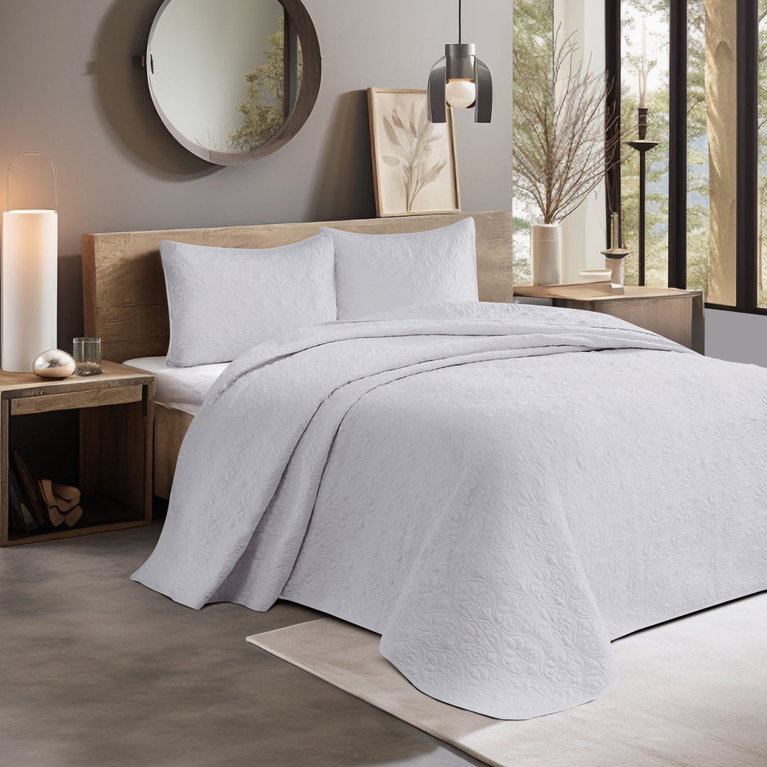 Gracie Mills Sandy Reversible Bedspread Set with Classic Stitch Pattern - GRACE-85 Image 5