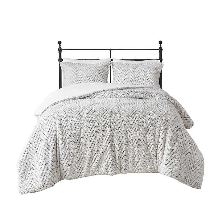 Gracie Mills Cornelia Chevron Plush Down Alternative Comforter Set - GRACE-9110 Image 3