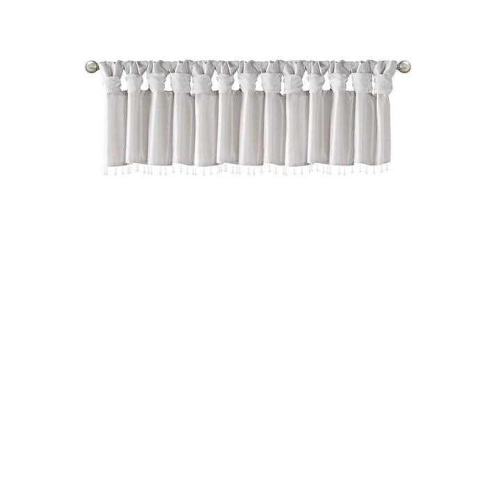 Gracie Mills Elroy Lightweight Beaded Faux Silk Valance - GRACE-9134 Image 4