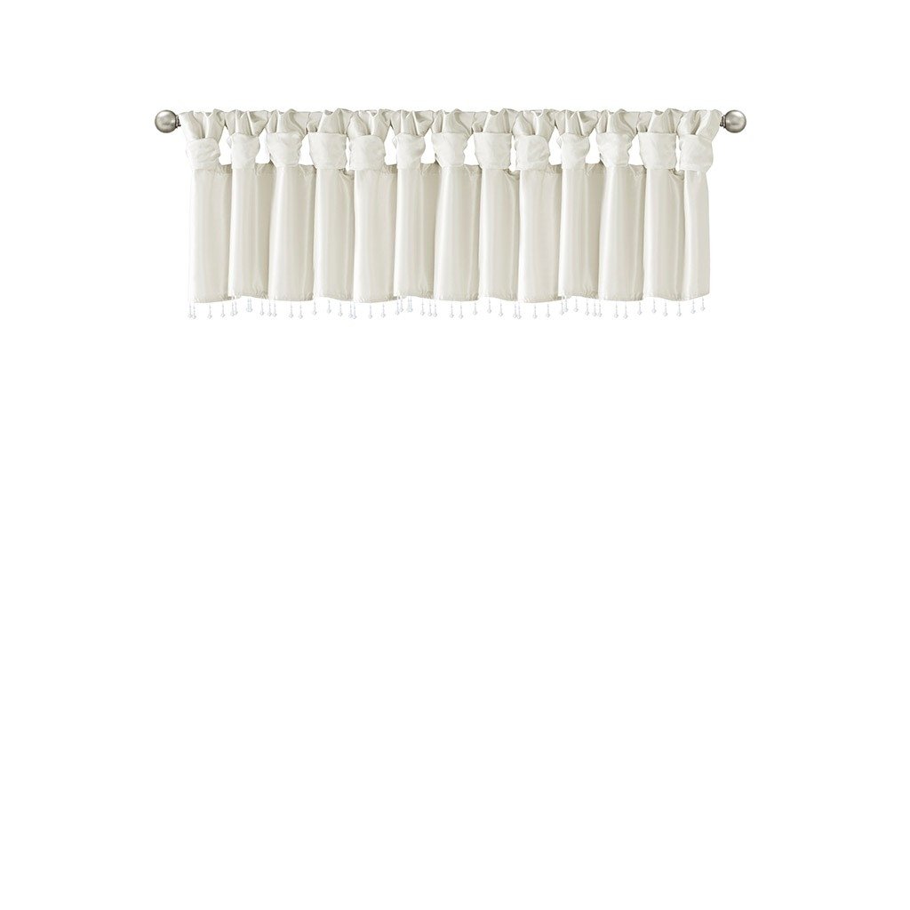 Gracie Mills Elroy Lightweight Beaded Faux Silk Valance - GRACE-9134 Image 8