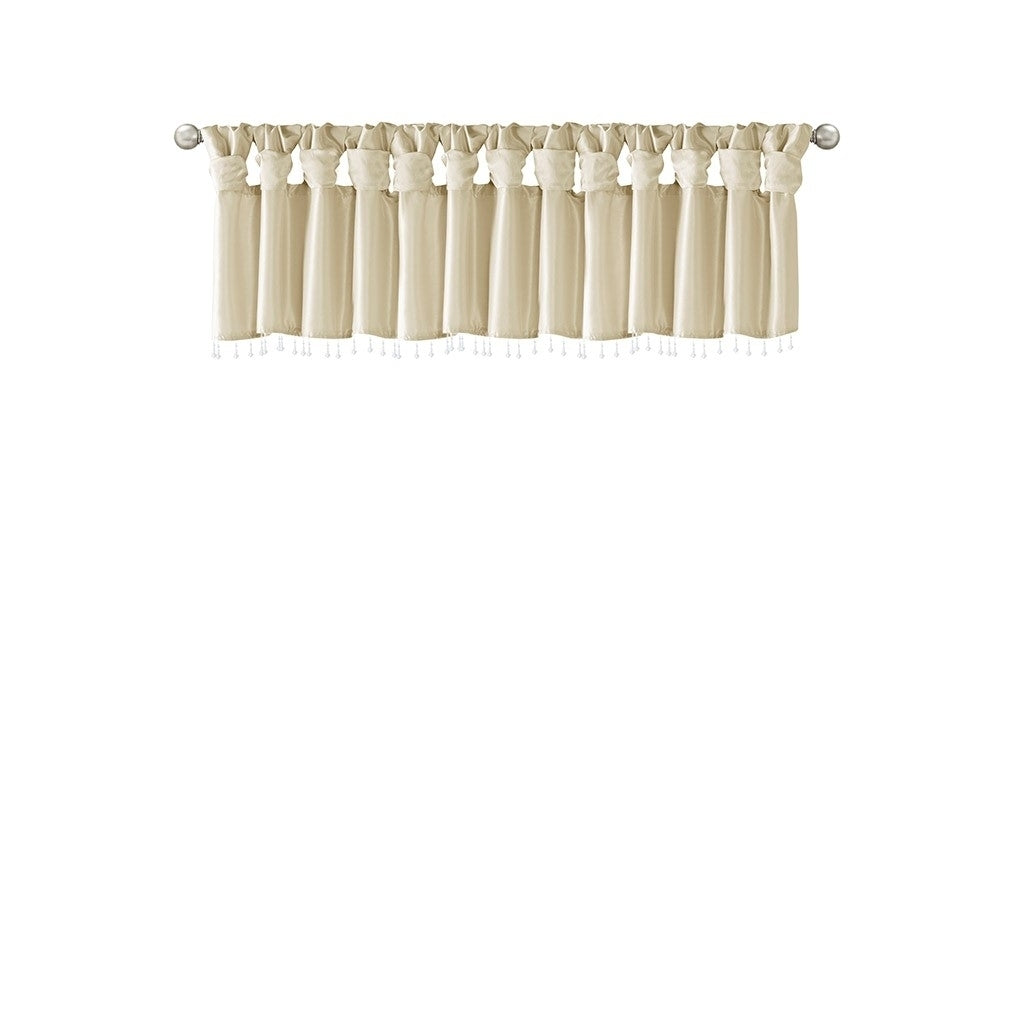 Gracie Mills Elroy Lightweight Beaded Faux Silk Valance - GRACE-9134 Image 9