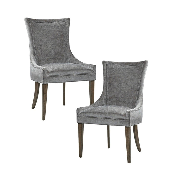 Gracie Mills Julienne Set of 2 Solid Wood High-Backed Dining Chairs - GRACE-9231 Image 5