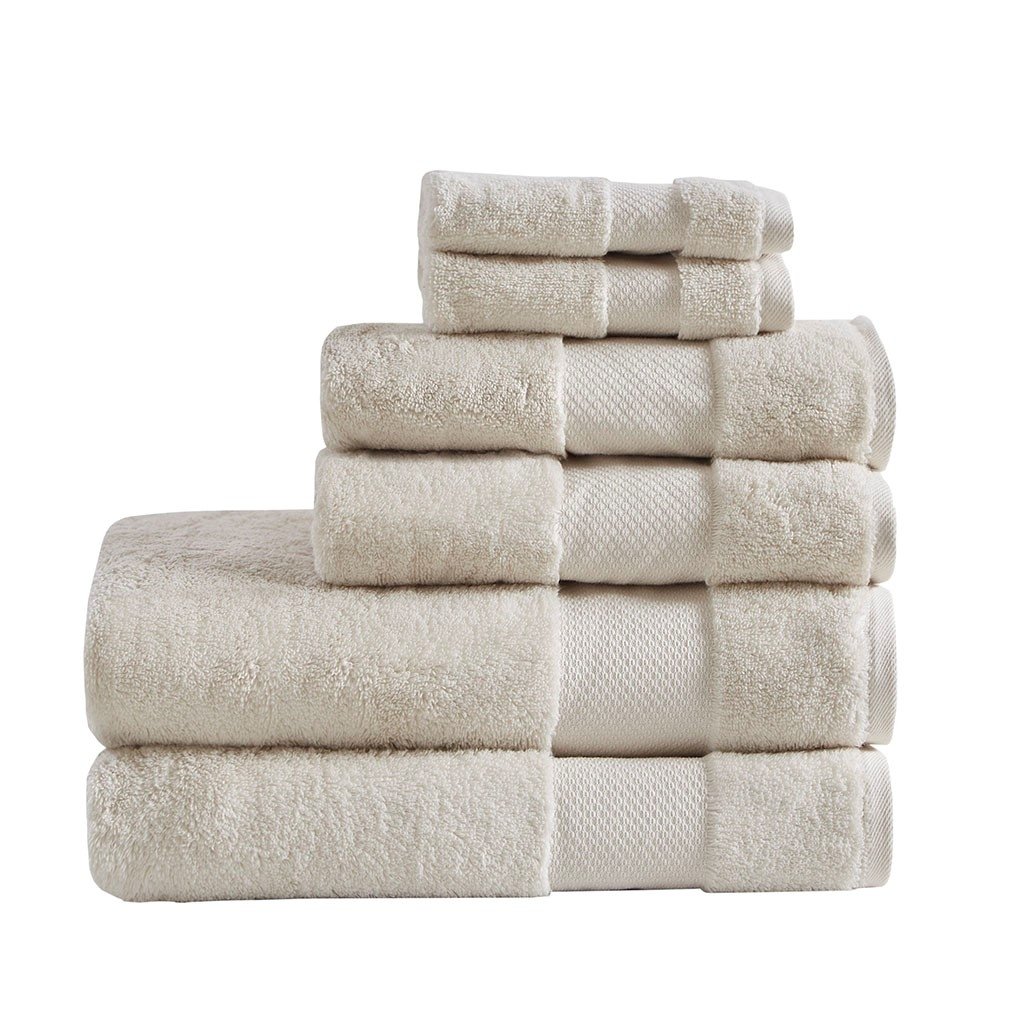 Gracie Mills Thalia 6-Piece 600gsm Turkish Cotton Bath Towel Set GRACE-9567 Image 1