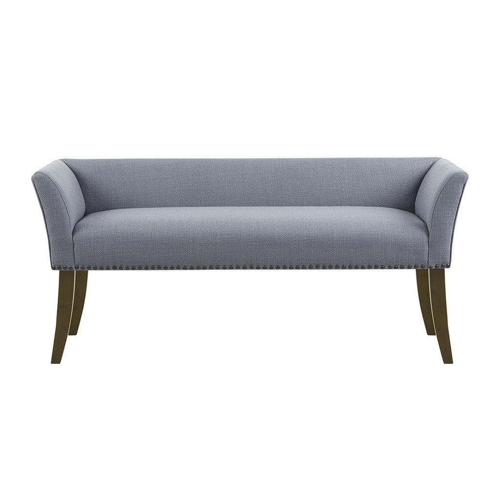 Gracie Mills Greta Solid Wood Accent Bench with Upholstered Seat and Back - GRACE-9582 Image 7