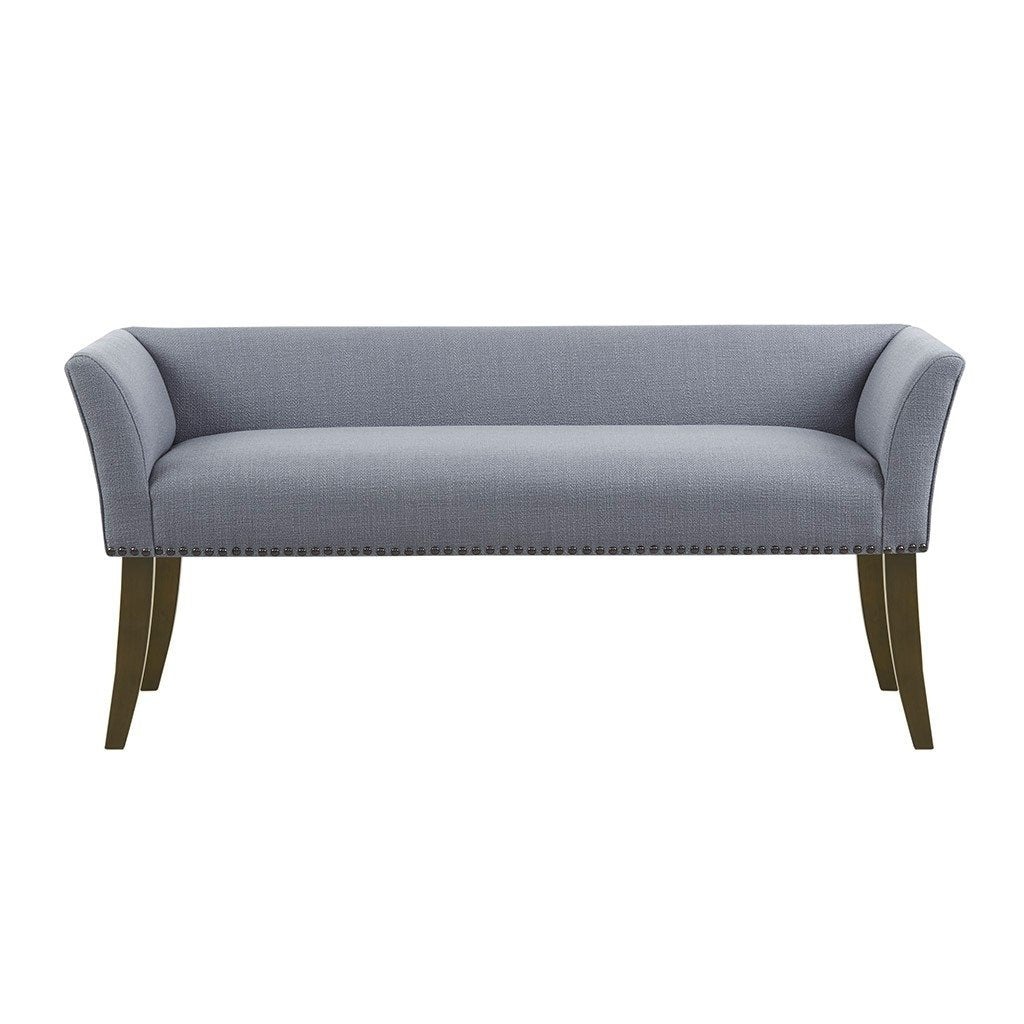 Gracie Mills Greta Solid Wood Accent Bench with Upholstered Seat and Back - GRACE-9582 Image 1