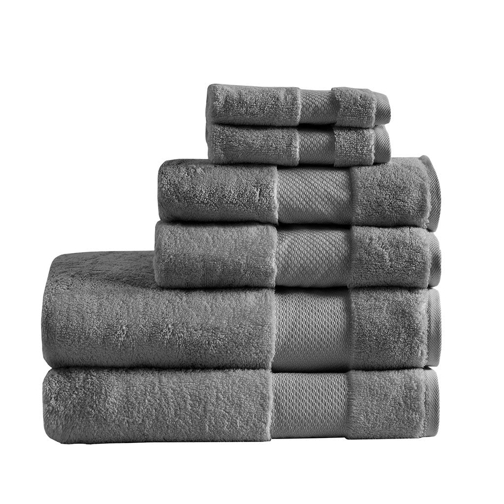 Gracie Mills Thalia 6-Piece 600gsm Turkish Cotton Bath Towel Set GRACE-9567 Image 10