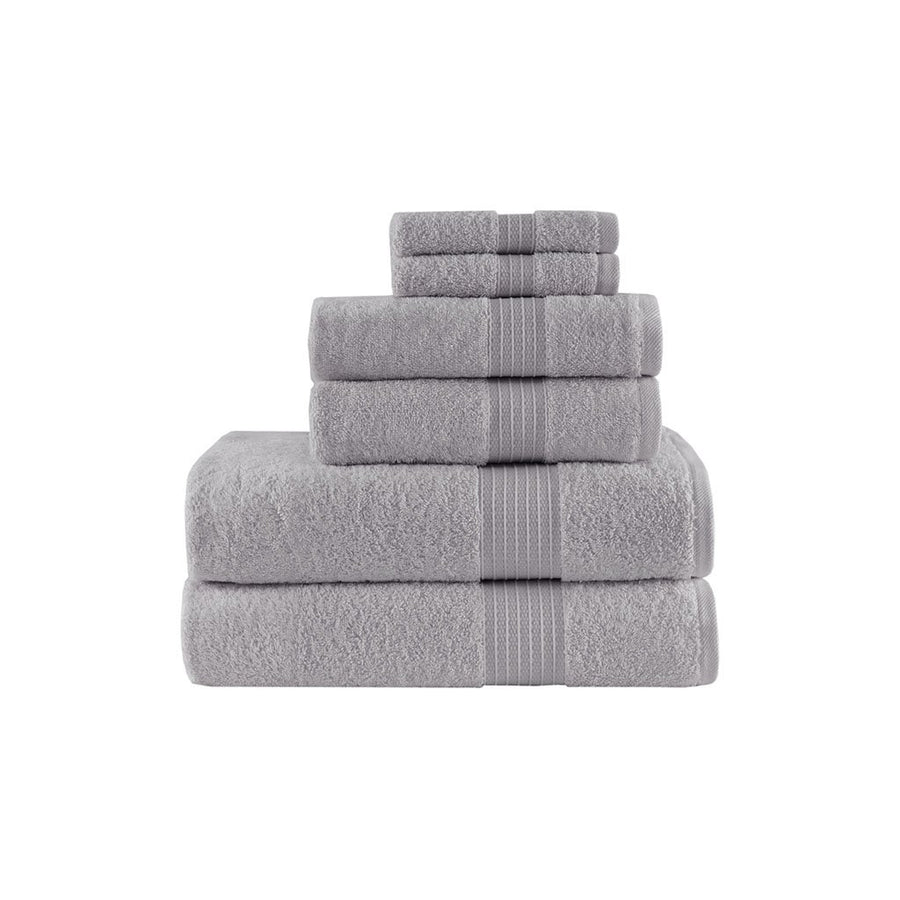 Gracie Mills Emeric 6-Piece Organic Cotton Towel Set - GRACE-9601 Image 1
