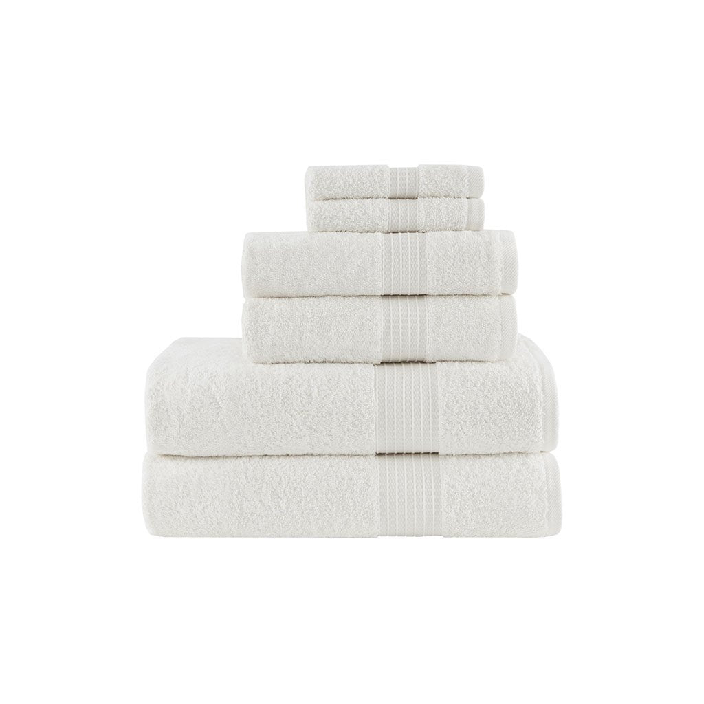 Gracie Mills Emeric 6-Piece Organic Cotton Towel Set - GRACE-9601 Image 1