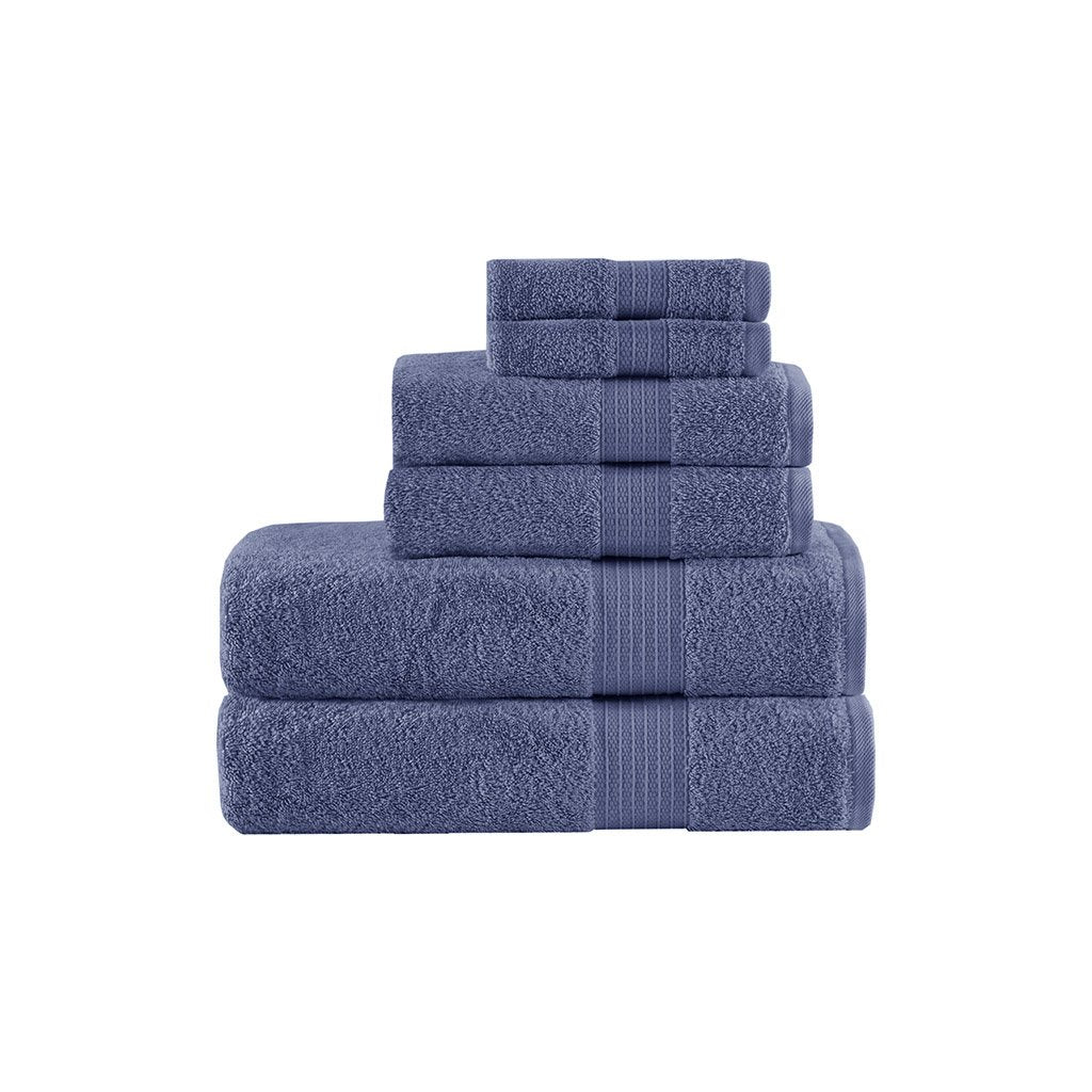 Gracie Mills Emeric 6-Piece Organic Cotton Towel Set - GRACE-9601 Image 1