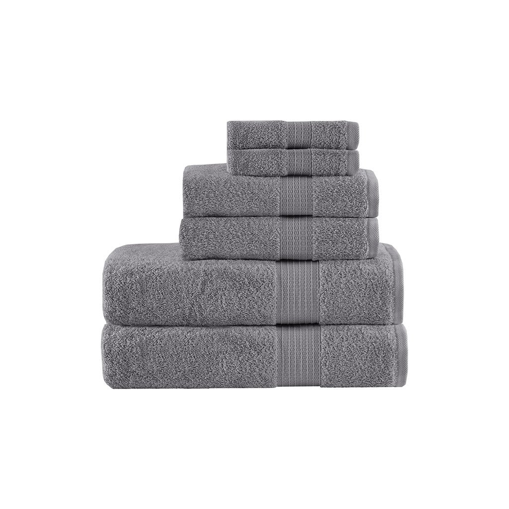 Gracie Mills Emeric 6-Piece Organic Cotton Towel Set - GRACE-9601 Image 1