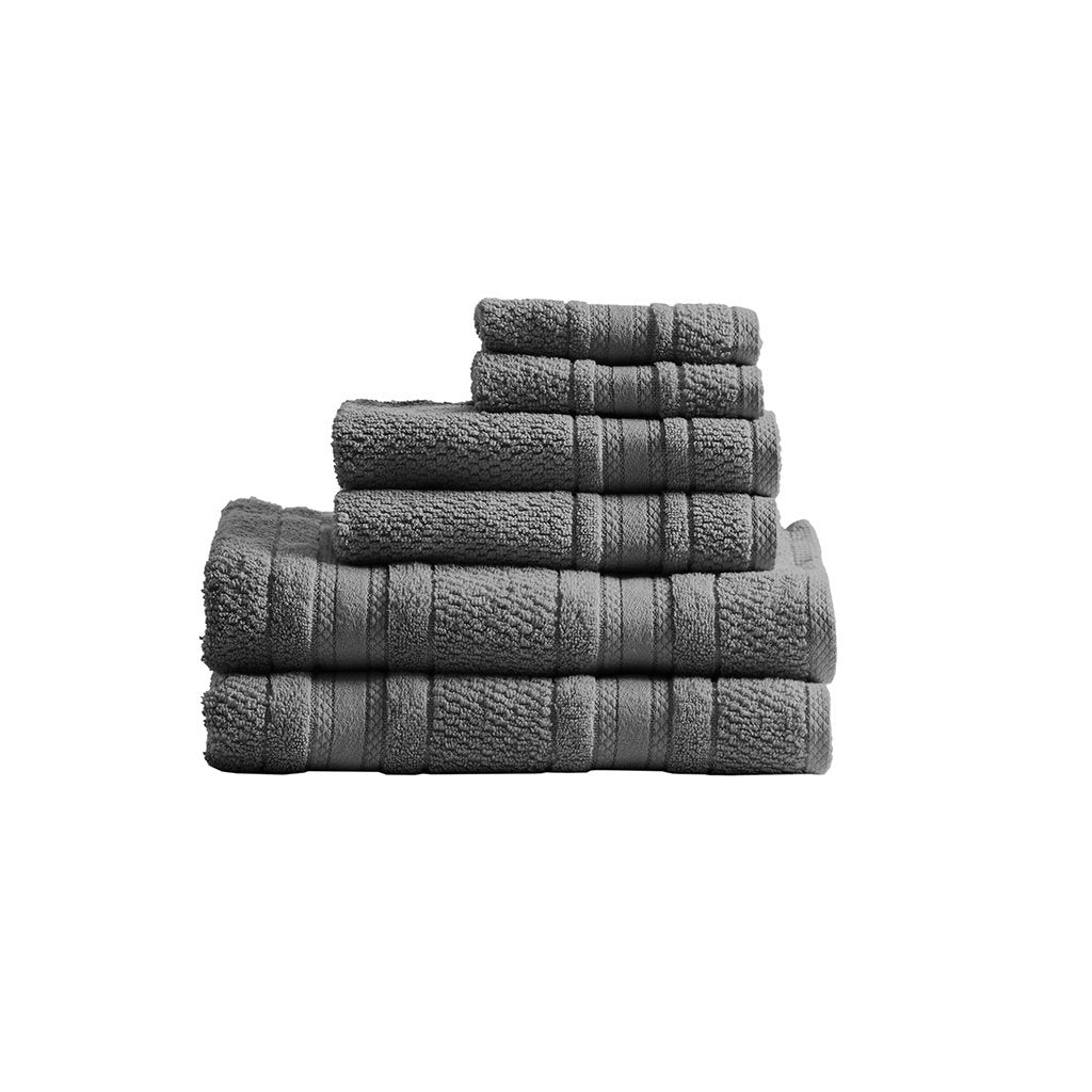 Gracie Mills Aisling Super Soft 6 Pieces Cotton Quick Dry Bath Towel Set - GRACE-9610 Image 1