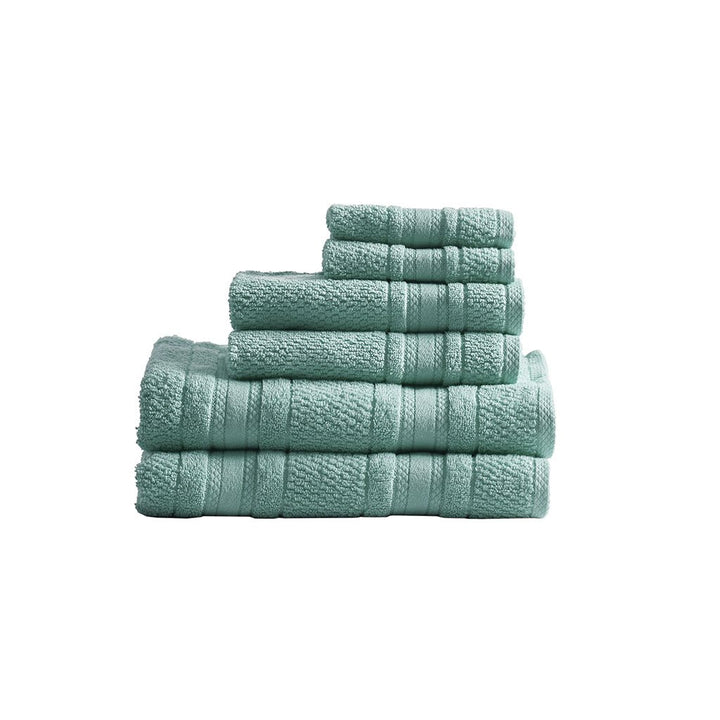 Gracie Mills Aisling Super Soft 6 Pieces Cotton Quick Dry Bath Towel Set - GRACE-9610 Image 1