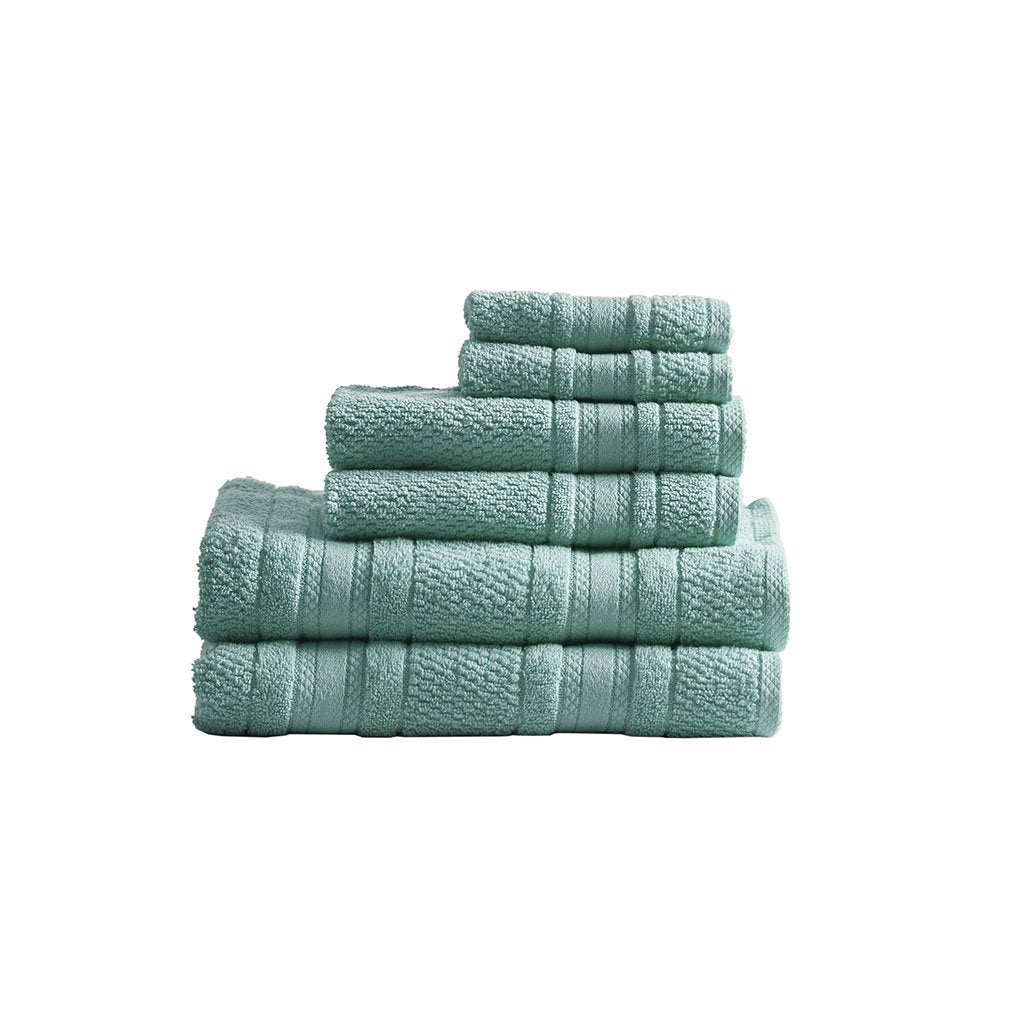 Gracie Mills Aisling Super Soft 6 Pieces Cotton Quick Dry Bath Towel Set - GRACE-9610 Image 1