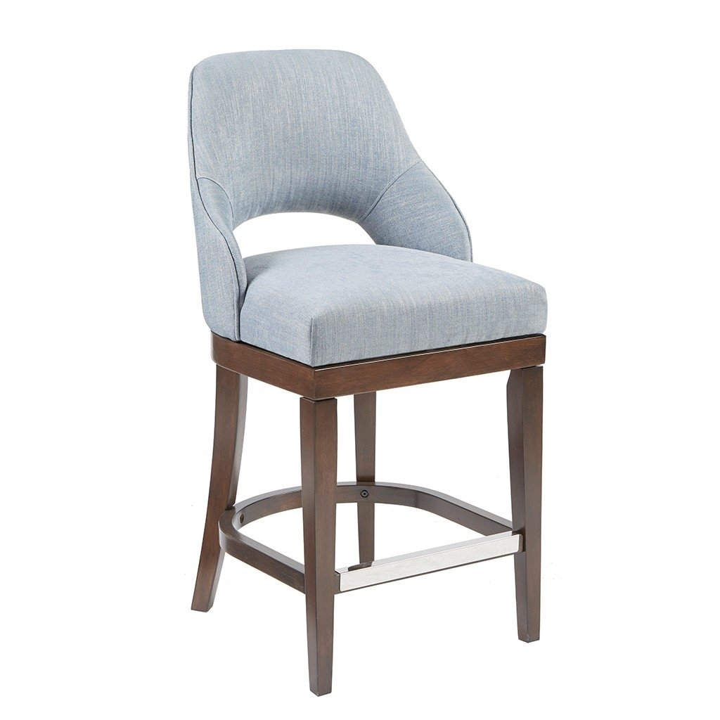 Gracie Mills Nancy Transitional Swivel Counter Stool - GRACE-9721 Image 1