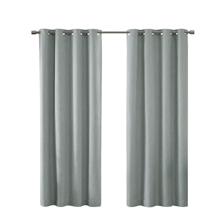 Gracie Mills Tamsin Printed Heathered Blackout Grommet Top Curtain Panel - GRACE-9805 Image 3