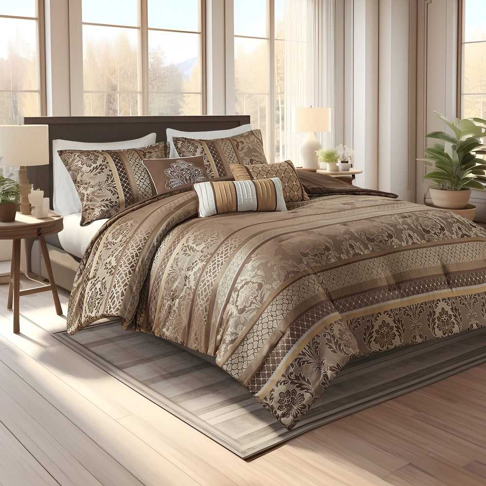 Gracie Mills Bruce 5-Piece Reversible Jacquard Bedspread Set - GRACE-9815 Image 2