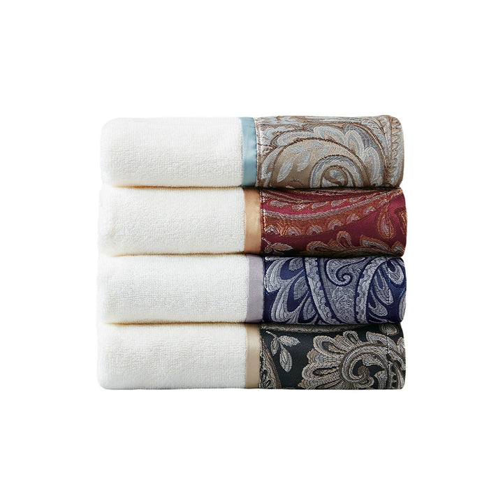 Gracie Mills Thornton 6-Piece Cotton Terry Jacquard Towel Set 550 GSM - GRACE-9869 Image 3