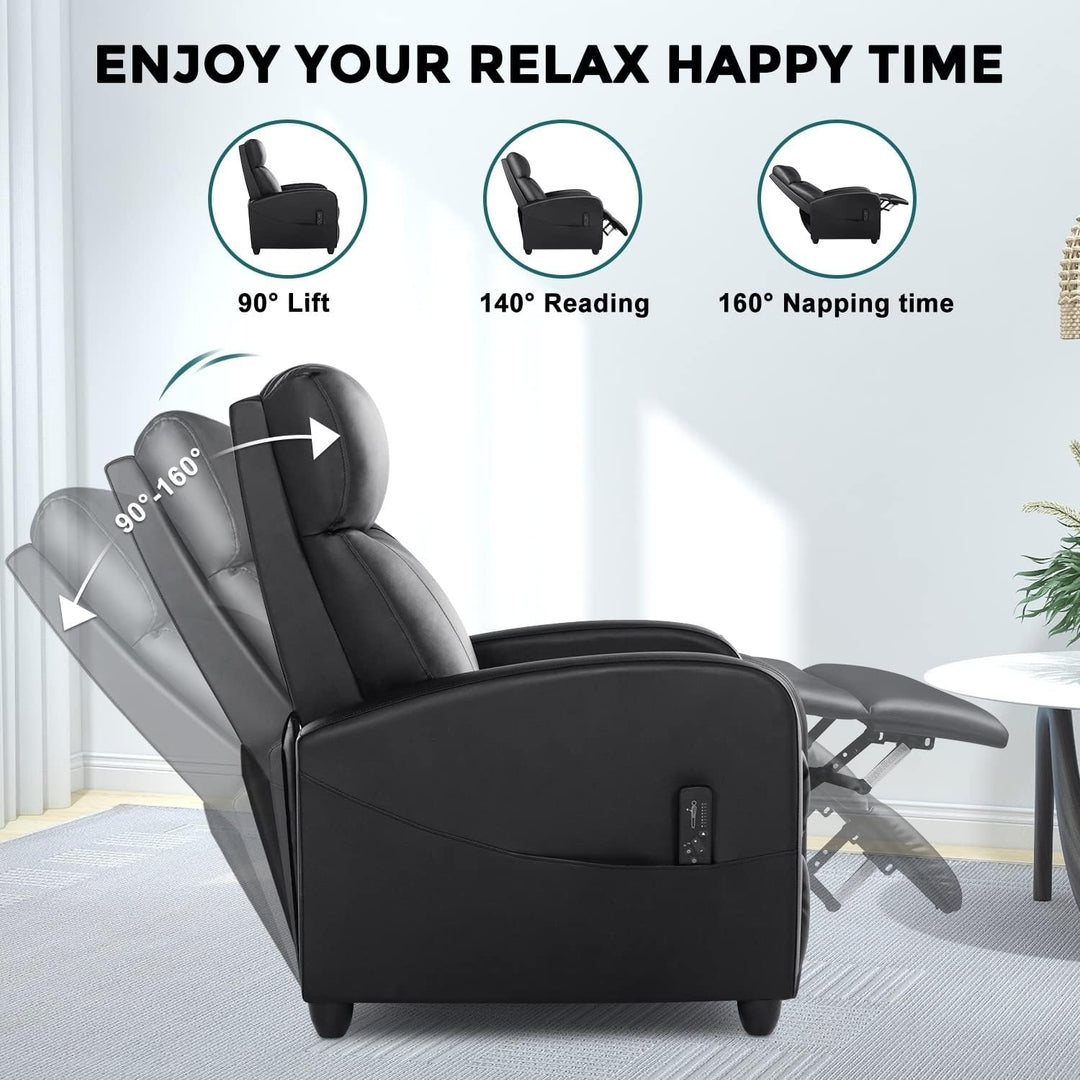 Recliner Chair for Adults, Massage Reclining Chair for Living Room, Adjustable Modern Recliners Chair, Home Theater Image 3