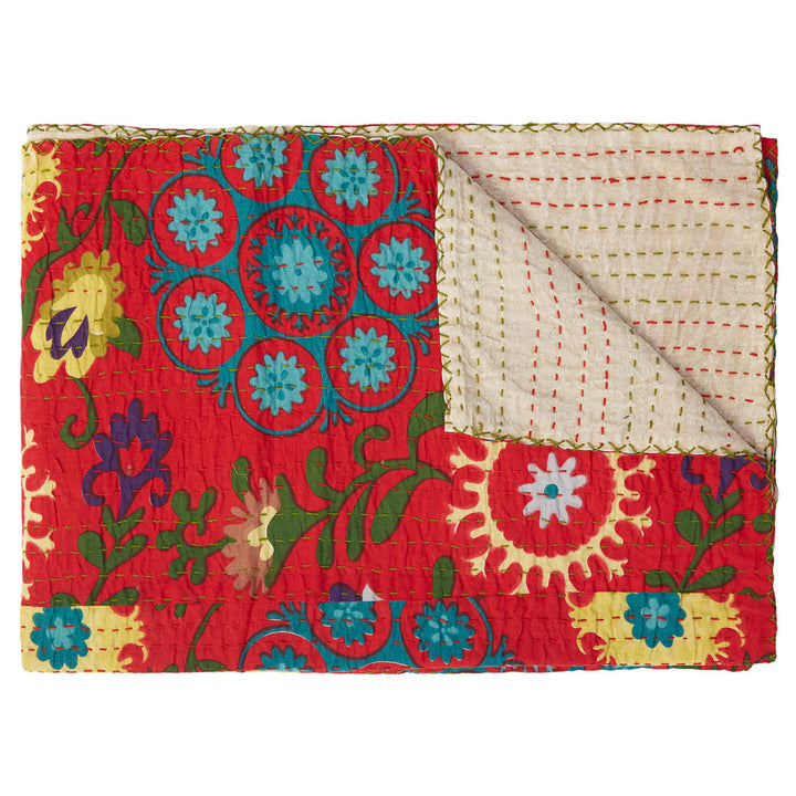 Taj Hotel  Kantha Cotton Throw  50"x70"  15 Image 3