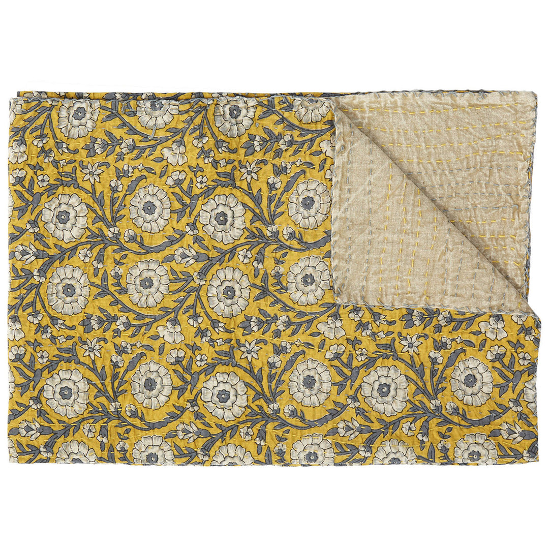 Taj Hotel  Kantha Cotton Throw  50"x70"  10 Image 3