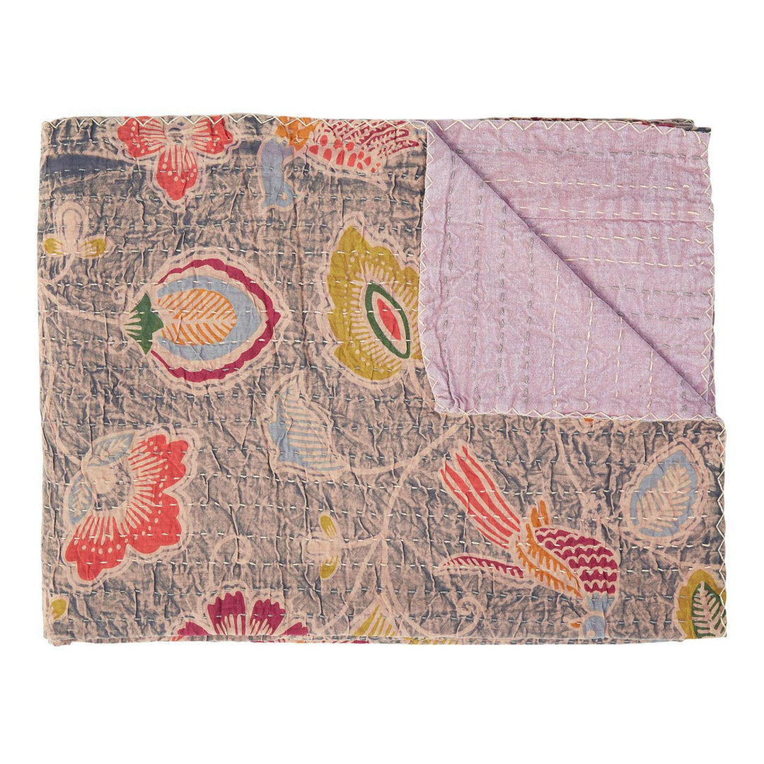 Taj Hotel  Kantha Cotton Throw  50"x70"  20 Image 1