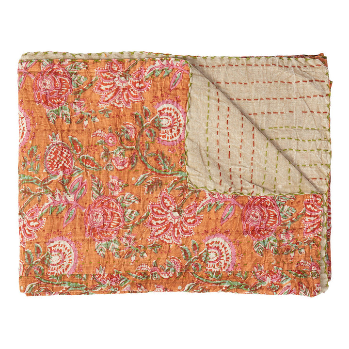 Taj Hotel  Kantha Cotton Throw  50"x70"  28 Image 1