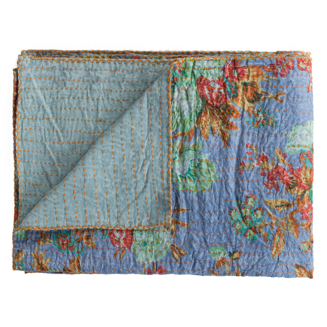 Taj Hotel  Kantha Cotton Throw  50"x70"  15 Image 9