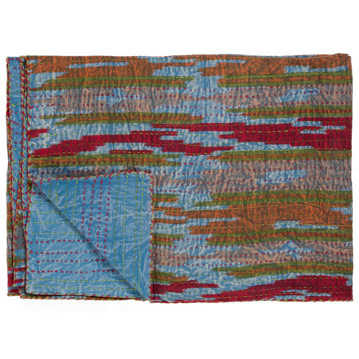 Taj Hotel  Kantha Cotton Throw  50"x70"  2 Image 4