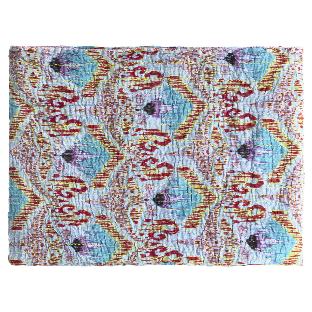 Taj Hotel  Kantha Cotton Throw  50"x70"  15 Image 8