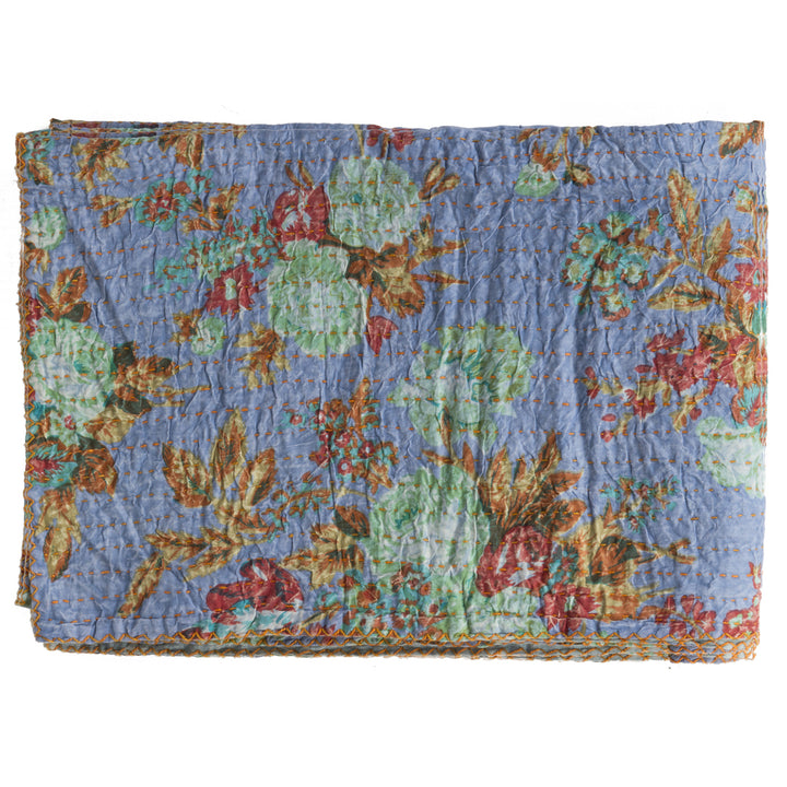 Taj Hotel  Kantha Cotton Throw  50"x70"  15 Image 10