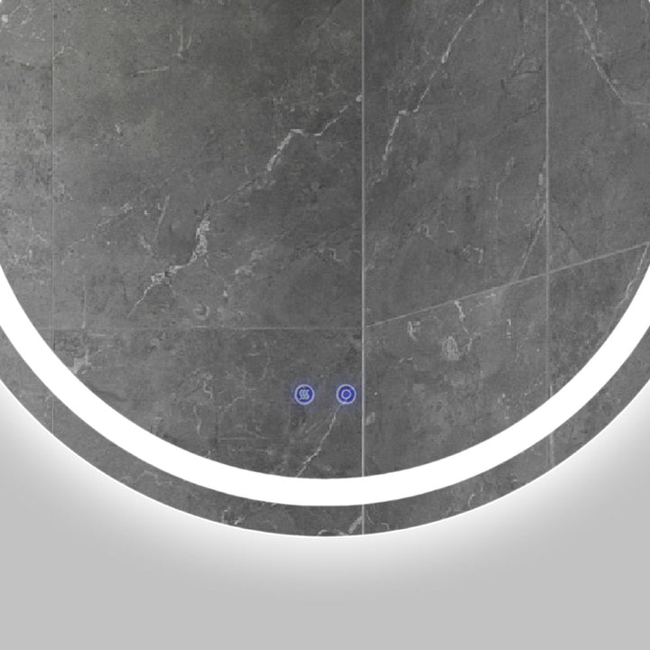 Halo Round Customized Cycle LED Bathroom Mirror Image 9