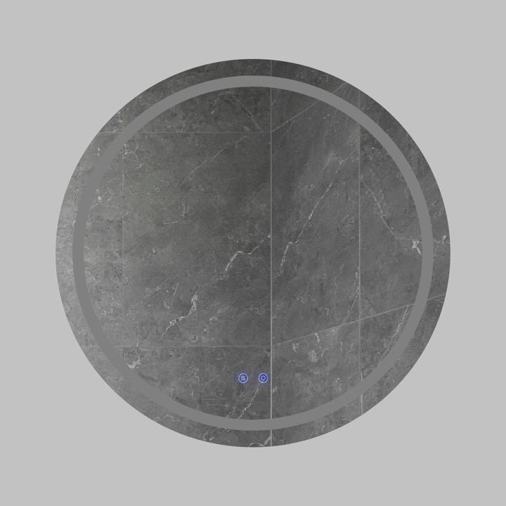 Halo Round Customized Cycle LED Bathroom Mirror Image 10
