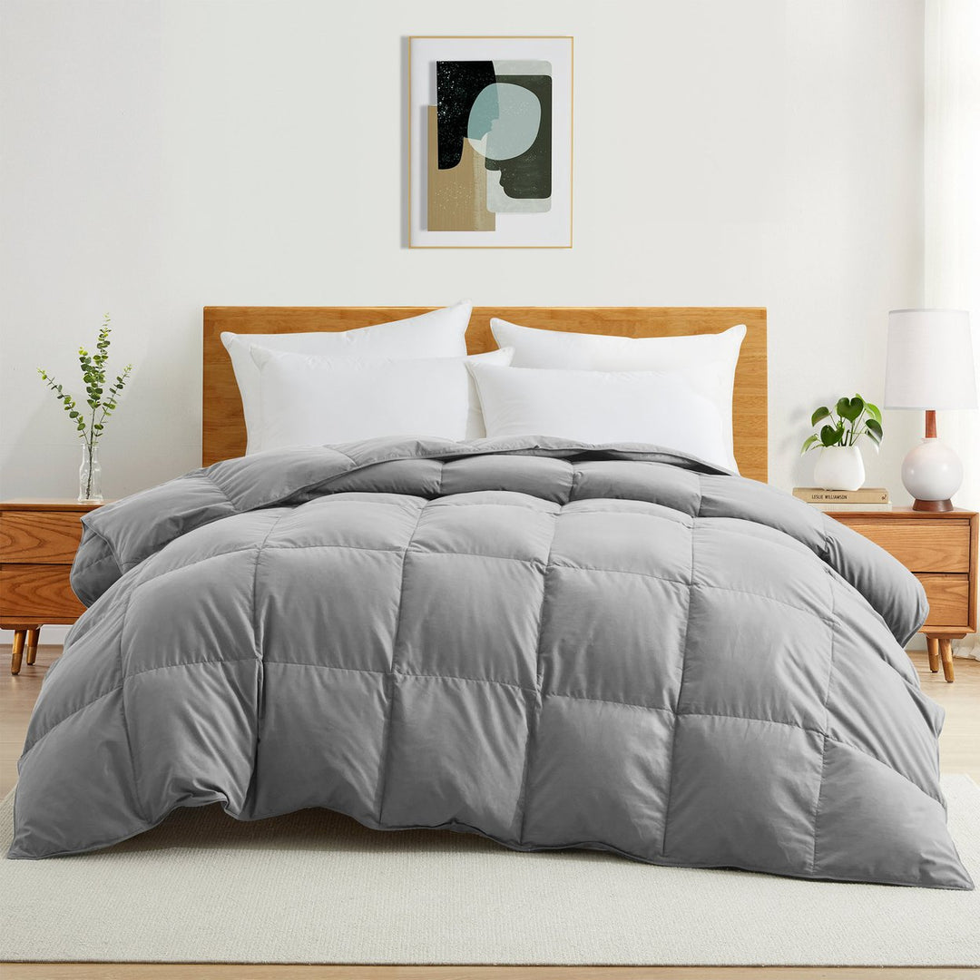 Puredown Goose Feather Down Comforter All Seasons Luxury Hotel Duvet Insert Image 6