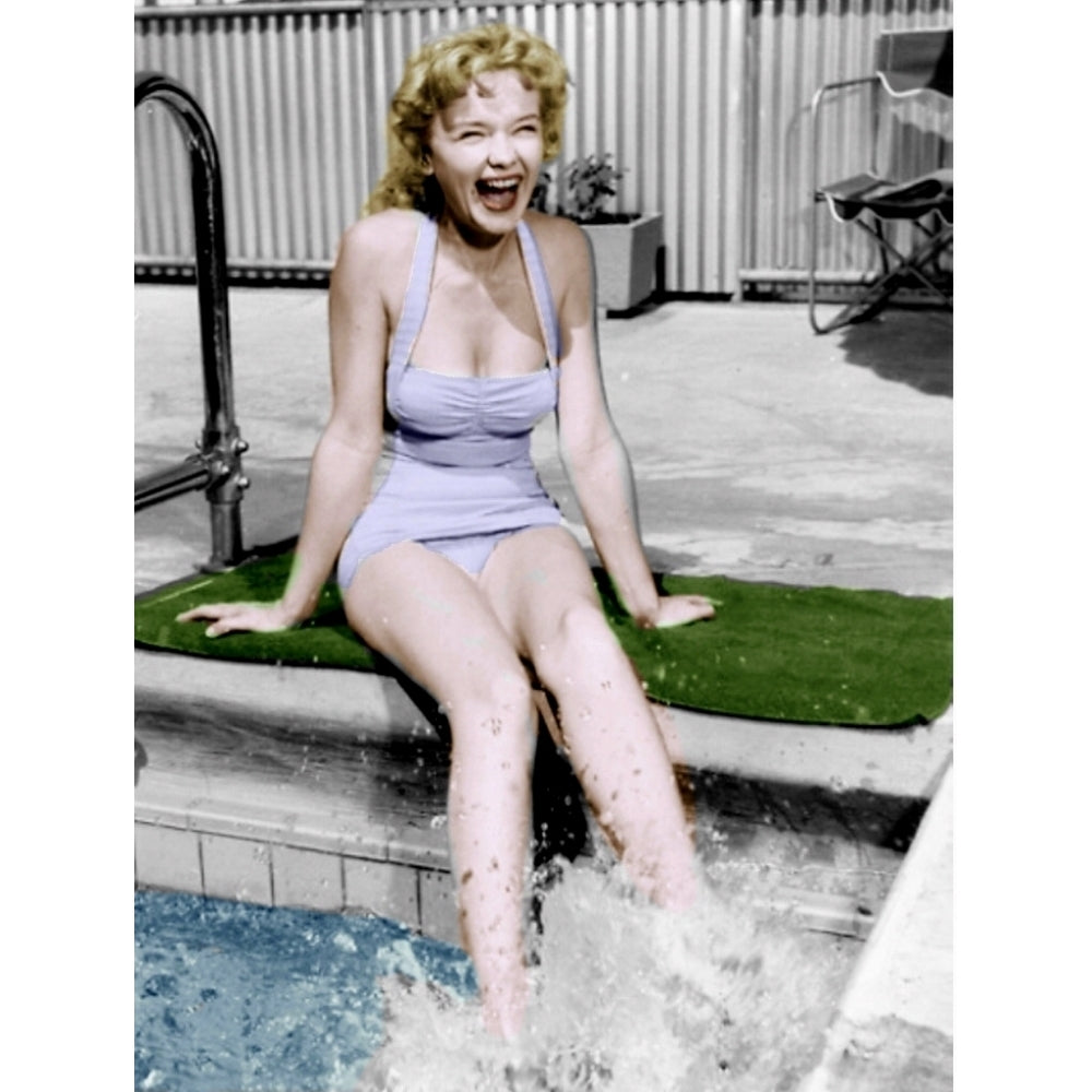 Anne Francis - Pool Colorized Photo Print (8 x 10) - Item DAP11333 Image 1