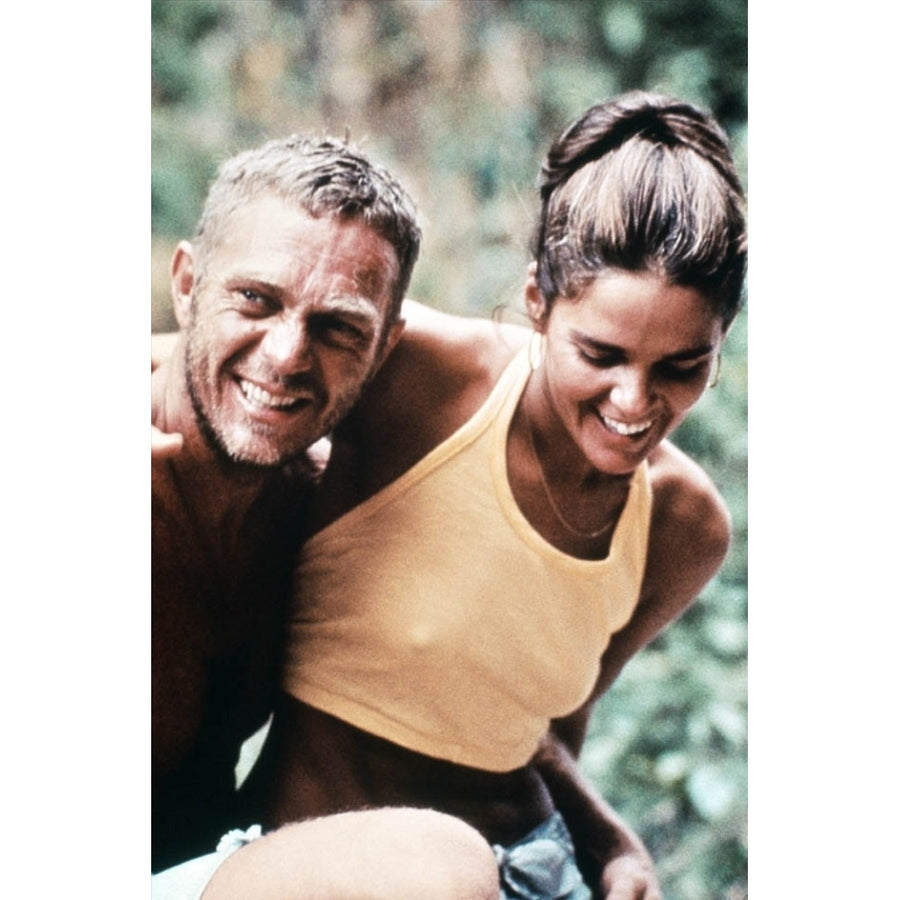 Ali MacGraw and Steve McQueen - Outside Photo Print (8 x 10) - Item DAP1167 Image 1