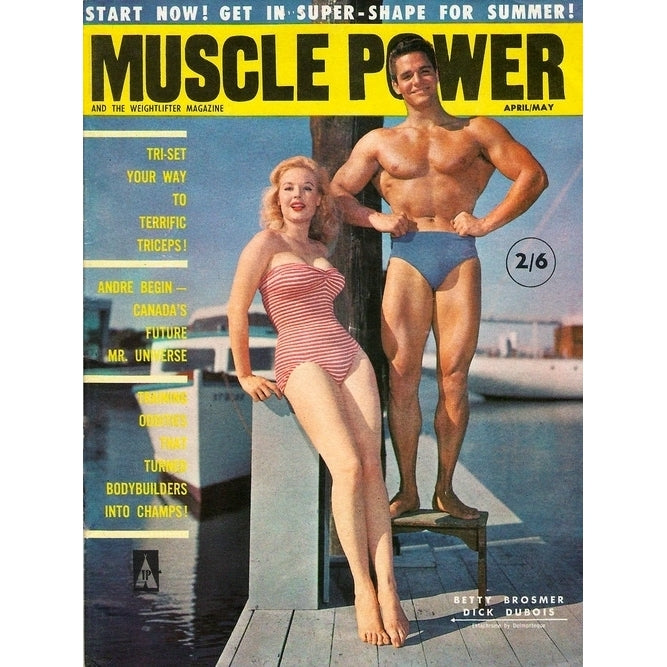 Betty Brosmer - Muscle Power Magazine Photo Print (8 x 10) - Item DAP12783 Image 1