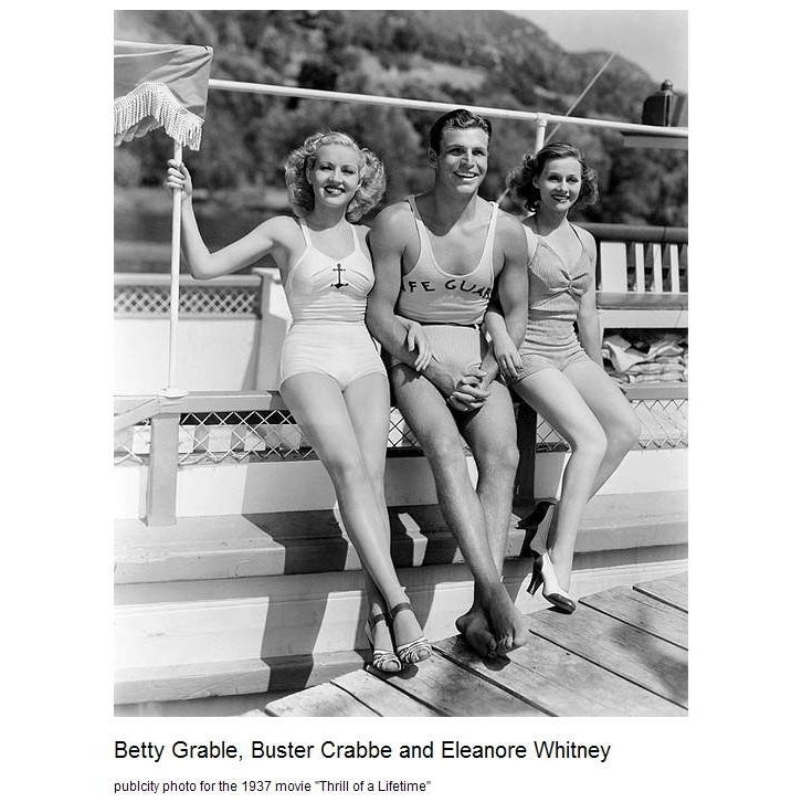 Betty Grable - Buster Crabbe and Eleanore Whitney Photo Print (8 x 10) - Item DAP12921 Image 1