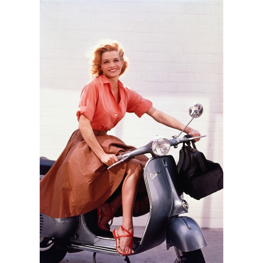 Angie Dickinson - Vespa Color Photo Print (8 x 10) - Item DAP1320 Image 1