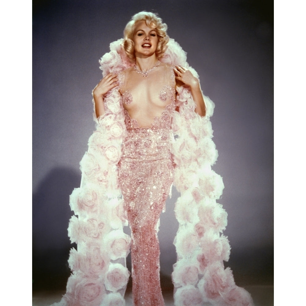 Carroll Baker - pink open top sparkley dress Photo Print (8 x 10) - Item DAP14756 Image 1