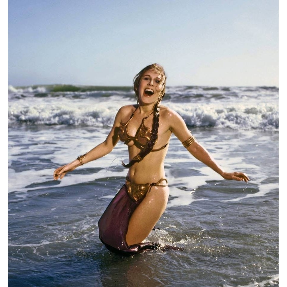 Carrie Fisher - Princess Leia in waves Photo Print (8 x 10) - Item DAP14724 Image 1