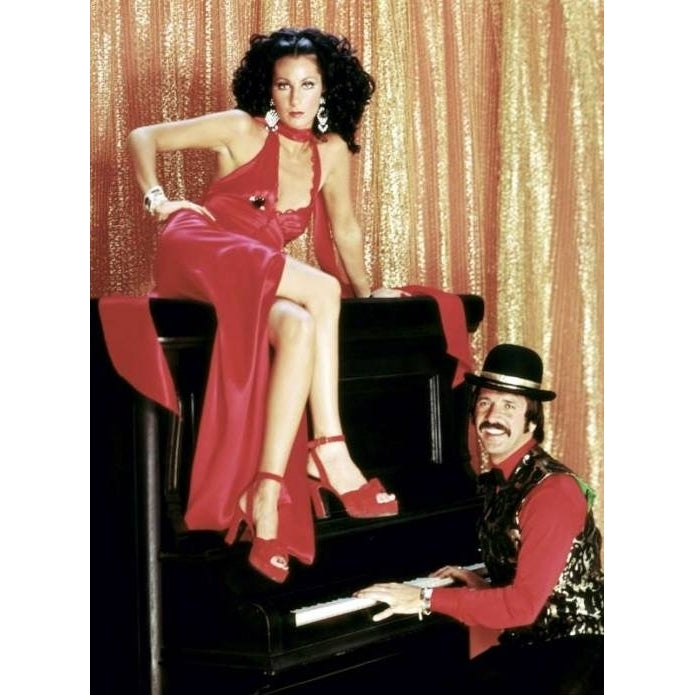 Cher - Red Dress on Piano Photo Print (8 x 10) - Item DAP14974 Image 1