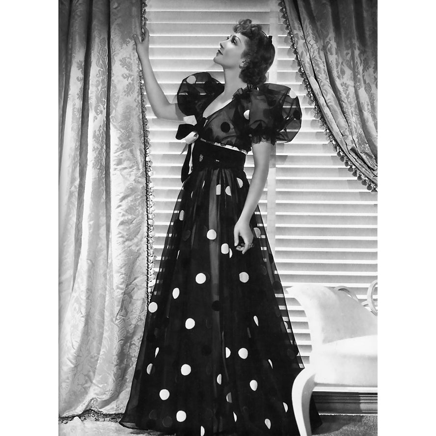 Claudette Colbert - Polka Dots Photo Print (8 x 10) - Item DAP15223 Image 1