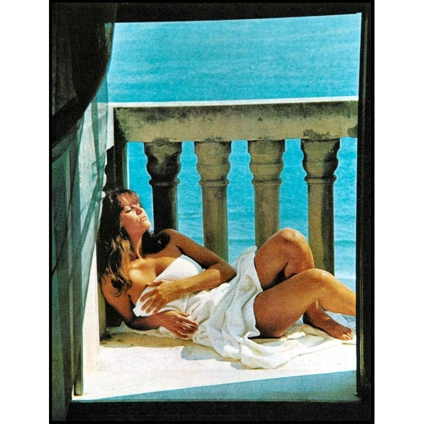 Claudia Cardinale - Towel by Ocean Photo Print (8 x 10) - Item DAP15451 Image 1