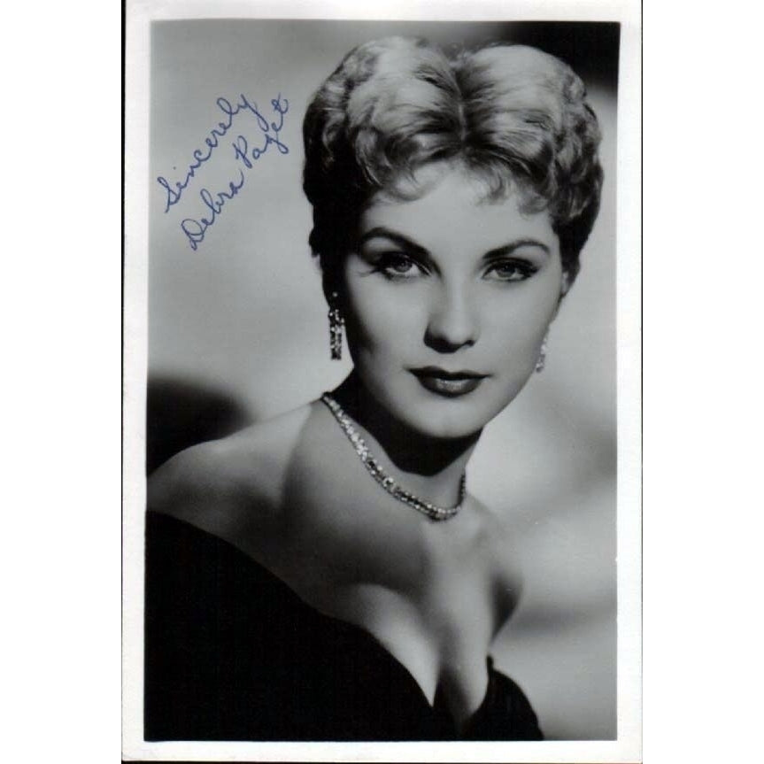 Debra Paget- Autographed Picture 11 Photo Print (8 x 10) - Item DAP16554 Image 1