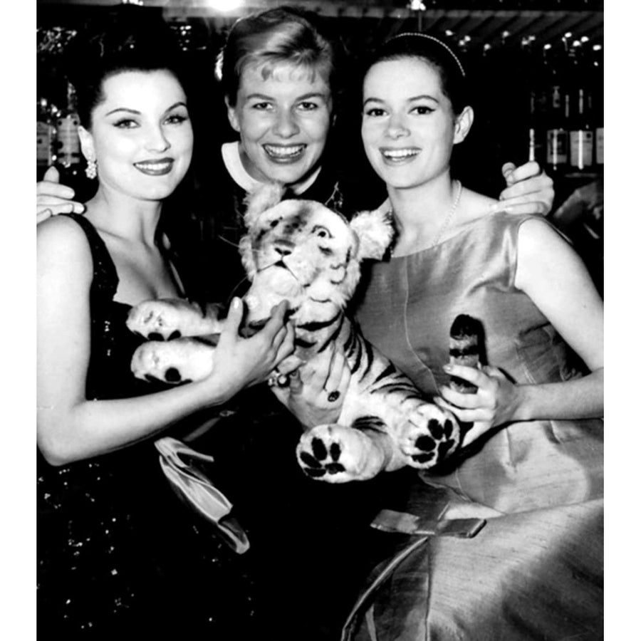 Debra Paget- with tiger stuffed animal Photo Print (8 x 10) - Item DAP16695 Image 1